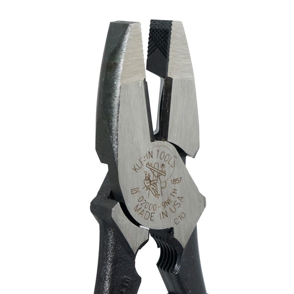 NE-Type Side Cutter Pliers, 9 3/8 in Length, 23/32 in Cut, Plastic-Dipped Handle