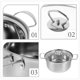 thumbnail image 5 of 1 juego de utensilios de cocina de acero inoxidable, olla para guisar sopa, olla pequeña para leche y sartén., 5 of 5