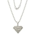 thumbnail image 2 of DC Comics Superman Men's Stainless Steel Logo Pendant, 22", 2 of 4