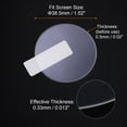 thumbnail image 3 of Uxcell 5 Packs 38.5mm Violet Anti Glare High AL Tempered Glass Smart Watch Screen Protectors, 3 of 7