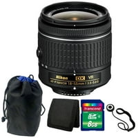 Nikon 18-55mm f/3.5 - 5.6G VR AF-P DX Lens Kit for Nikon D3300 DSLR Camera