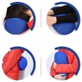 thumbnail image 3 of Cuoff 2 Pcs Cylindrical Pillow Comfortable Roll Pillow Microbead Jelly Bean Bed Pillow Tube Pillow Cushion for Head, Neck, Back Support, 3 of 15