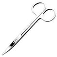 thumbnail image 4 of Mini Curved Mustache Nose Ear Hair Remover Scissors U8K1 w/ Trimmer Sale S6N4, 4 of 8