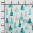 thumbnail image 2 of oneOone Polyester Lycra Turquoise Blue Fabric Tree Sewing Craft Projects Fabric Prints By Yard 56 Inch Wide, 2 of 6