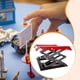 thumbnail image 1 of Modelo de elevador de automóviles a escala 1:18, adorno para exhibir colecciones, diseño de utilería, modelo de taller de reparación de automóviles Rojo, 1 of 7