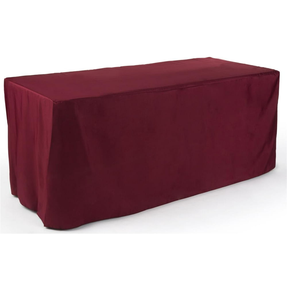 Table Cloths for 6Foot Rectangular Tables, Choose From Burgundy, Black
