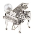 thumbnail image 2 of Broche de moda unisex con forma , broche de diamantes de imitación, bisutería Plata Yuyangstore Broche de piano, 2 of 8