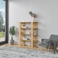 thumbnail image 3 of Ada Home Decor Beecroft 4 Tier Bookcase, Oak, 3 of 7