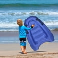 thumbnail image 4 of Almencla Inflatable Surf Body Board Inflatable Surfboards Pool Surf Board Beach for Girls Blue, 4 of 8