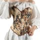 thumbnail image 1 of SAYOO Fajas para mujer Diseño estampado Gancho frontal Hebilla Correa con cordón en la espalda Slim Fit Push Up Shaper Tops SAYOO  Moda, 1 of 10
