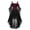 Wine, variant on Women's Witch Dress Halloween Woman Renaissance Vampire Butterfly Sleeve Mesh Gothic Outfit