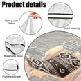thumbnail image 6 of Uorisanigo ATV Seat Covers, Brown Aztec Print Motorcycle Passenger Seat Cushion Cover Compatible with Sportsman Rancher Polaris Sportsman Foreman Scrambler Kodiak Most ATV, 6 of 7