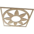 thumbnail image 2 of 22"OD x 7 5/8"ID x 3/8"T Blume Wood Fretwork Pierced Ceiling Medallion, Red Oak, 2 of 3