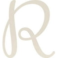 thumbnail image 1 of Acrylic Sign Letters,Wedding R Script, 2'' Tall White Alphabet, 1 of 5