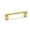 Brass, variant on Alno A430-35-PB Vogue 3-1/2" Center To Center Designer Solid Brass Cabinet Handle / Drawer