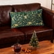 thumbnail image 4 of Gold Foil Christmas Pillow Cover Decorative Elk Bell Print Cushion Case for Holiday Home Decor Sofa Bedroom Living Room Festive Throw Pillowcase, 4 of 6