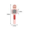 thumbnail image 2 of Latrodar New Karaoke Artifact Microphone Audio Integrated Wireless Bluetooth KTV Mobile Live Universal Speaker With Cool Effect Mini Upgraded Pink 11.2x4 Inch Ho, 2 of 4