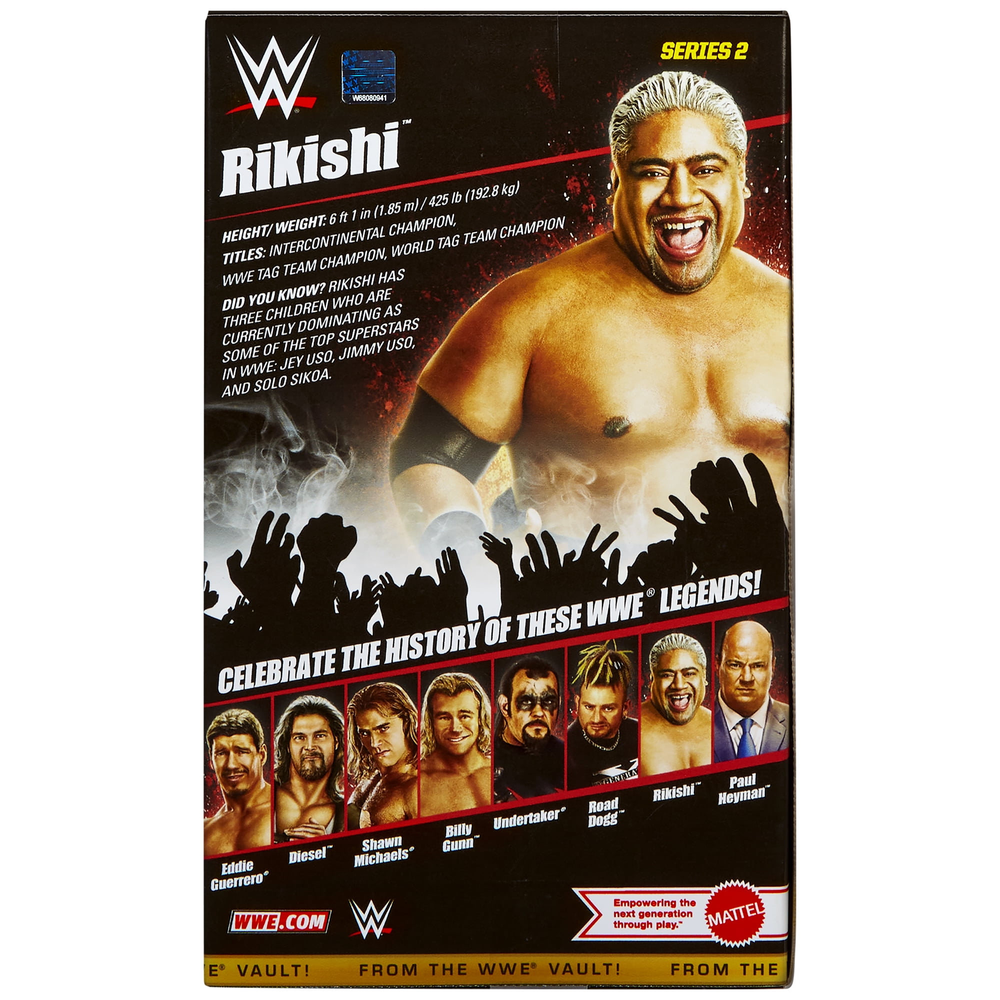 Rikishi - WWE From the Vault Ringside Exclusive Series 2 Mattel WWE Toy Wrestling Action Figure