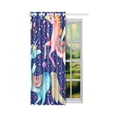 thumbnail image 2 of MKHERT Colorful Unicorn Window Curtain Living Room,Bedroom Window Drapes 52x84 inch, 2 of 3