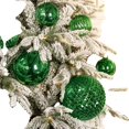thumbnail image 1 of Adornos de bolas de Navidad verdes, bolas decorativas colgantes de plástico brillante, 1 of 3