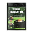 thumbnail image 2 of PPgejGEK Outdoor Fireproof Barbecue Mat 99x183cm 39x72 Inch Rectangle Brazier Fireplace Protector for Lawn Terrace Deck Heat Ash Damage Conservation, 2 of 9
