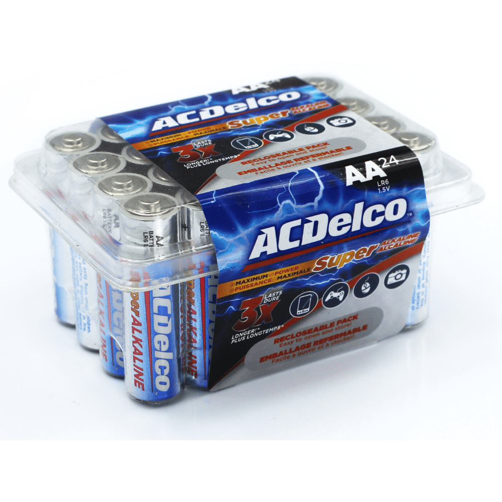 ACDelco AA Super Alkaline Batteries, 24-Count