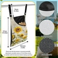thumbnail image 6 of ZIATUBLE Sunflower Clothes Pins Bag Dragonfly Hanging Storage Organizer Rack Large Capacity Hanging Closet Storage Organizer Abrasion Resistant Clothes Pins Bag Holder Outdoor, 6 of 7