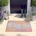 thumbnail image 2 of Pioneer Flower Floral Print Flannel Non Slip Door Rugs,Washable Door Mats Indoor,Decorative Door Mats,Dirt-Resistant and Absorbent Doormat for Entrance,Bedroom,Kitchen,Bathroom,23.5"x16", 2 of 5