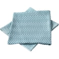 thumbnail image 2 of Home Soft Things Jacquard Throw Pillow Cover and Valance Set - Chevron - Blue - 56" x 19" / 20" x 20", 2 of 3