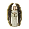 thumbnail image 1 of Roman 8" Gold and Gray Praying Angel with Mosaic Wings Tabletop Christmas Figure, 1 of 2