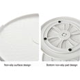thumbnail image 3 of 2-Tier Kitchen Spice Rack Round Lazy Susan Turntable for Bathroom Pantry, Vanity Spinning Organizer for Countertop - Plastic, 3 of 8