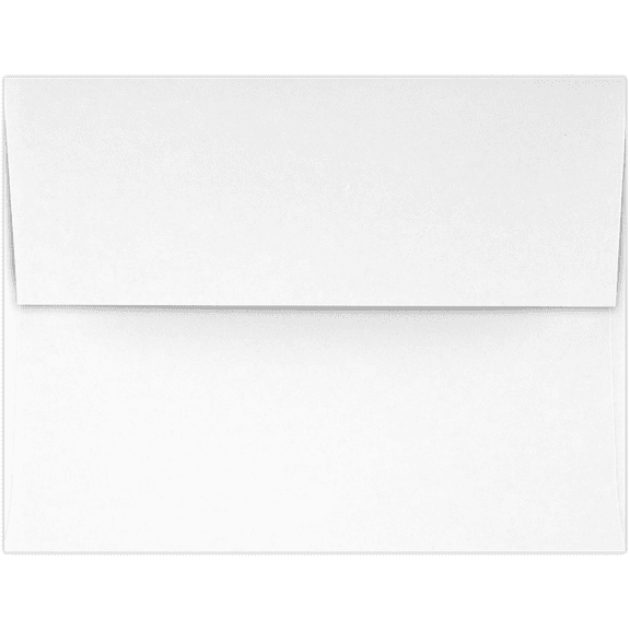 LUXPaper A2 Invitation Envelopes, 4 3/8 x 5 3/4, Brilliant White, 250 Pack