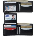 thumbnail image 3 of Alpine Swiss Connor Executive Bifold Wallet | Business Passcase for Men | Premium Leather | Dual ID Windows | RFID Blocking | Gift Box Included, 3 of 7