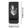 thumbnail image 2 of Stainless Steel Ninja Warrior Champion Classic Slim Money Clip Credit Card Holder, 2 of 2