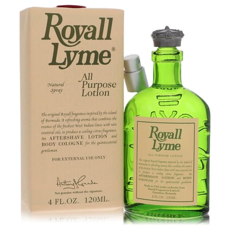 Royall Lyme by Royall Fragrances, 4 oz All Purpose Lotion Spray for Men