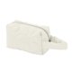 thumbnail image 1 of Hukapapa Bolsa de cosméticos con diseño de flores de poliéster, bolsa de acabado, bolsa de cosméticos portátil, color blanco, 1 of 5