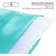 thumbnail image 2 of Dinheiro Miruxia Paquete de 2 fundas de almohada de satén para cabello y piel, fundas de almohada de satén con cierre de sobre (blanco, tamaño estándar 20.0 x 26.0 in), 2 of 6