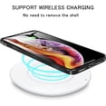 thumbnail image 6 of Compatible with iPhone 14 Case Clear Ultra Transparent Shockproof Protective Cell Phone Case Non-Yellowing Flexible TPU Liquid Silicone Slim Thin Cover-Black, 6 of 14