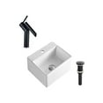thumbnail image 1 of DROP Bath and Kitchen DR091275 Bathroom Vessel Sink Set, 1 of 4