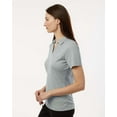 thumbnail image 2 of AllPro 4HM00L Women's Performance Mélange Polo-SILVER MELANGE-XL, 2 of 6