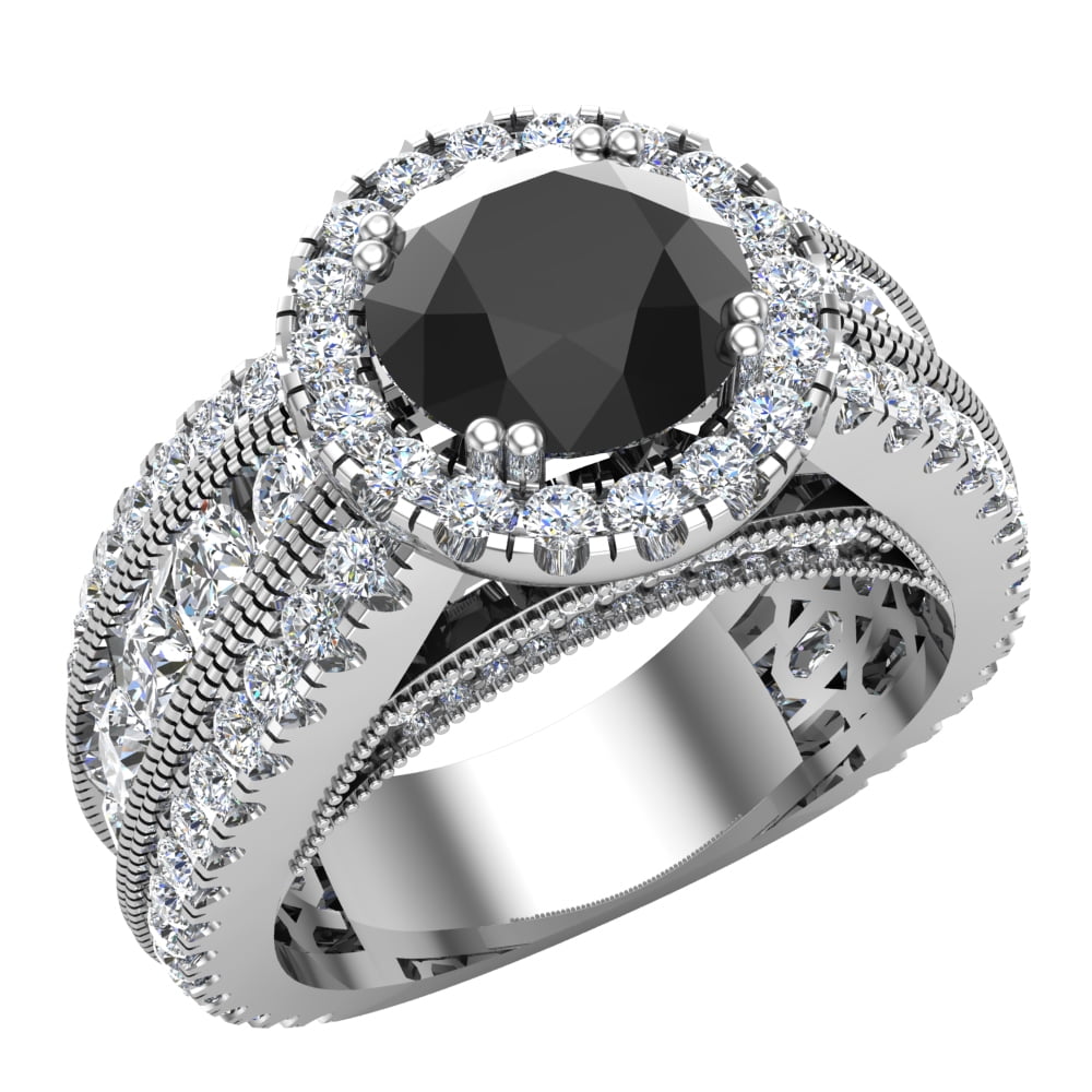 Details about   Big Pear Cut CZ Light Black Womens Stainless Steel Cocktail Anniversary Ring 