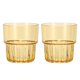 thumbnail image 1 of Vasos de plástico reutilizables transparentes Uxcell, set de vasos de 6.8oz, taza de agua de plástico irrompible apilable para cerveza, cóctel, agua, jugo, whisky (Naranja, 2 piezas), 1 of 7