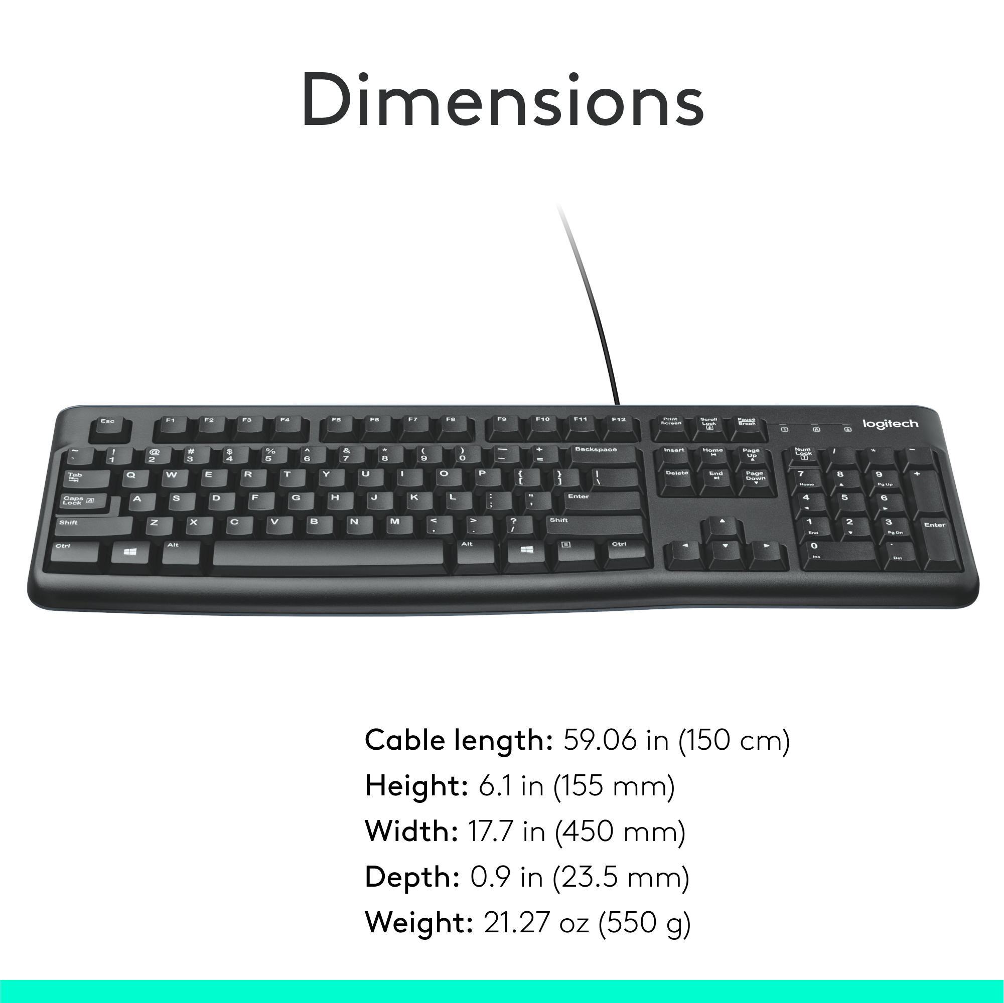 Logitech K120 Wired Keyboard photo 8