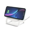 thumbnail image 1 of Belkin Quick Charge 10W Wireless Charger - Qi-Certified Charger Stand For Iphone, Samsung Galaxy - Charge While Listening To Music, Streaming Videos, & Video Calling - Includes Ac Adapter - White, 1 of 9