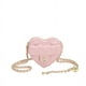 thumbnail image 2 of Bolso bandolera con cadena y forma de corazón para mujer, regalo de San Valentín 520, minibolso de mujer con forma de corazón, con forma de bola dorada, 2 of 6