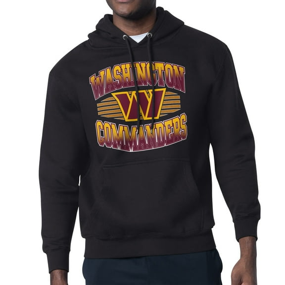 Men's Starter Black Washington Commanders Team Grit Graphic Hoodie