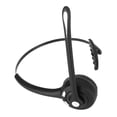 thumbnail image 2 of Auriculares de negocios HD micrófono ajustable Alcance de 328 pies Auriculares de teléfono inalámbricos livianos negros Sonido claro Oreja única para centro de llamadas, 2 of 8