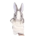 thumbnail image 2 of Fashion Plush Rabbit Bunny Hand Puppet Soft Stuffed Animal 8 Colors Finger Puppet Children, 2 of 10