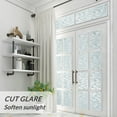 thumbnail image 3 of VELIMAX Window Privacy Film Decorative Glass Film Frosted Window Cling Removable Window Decal Vinyl Opaque Window Tint Sun Blocking for Bathroom Home Office (17.7 x 157.4 inches), 3 of 7