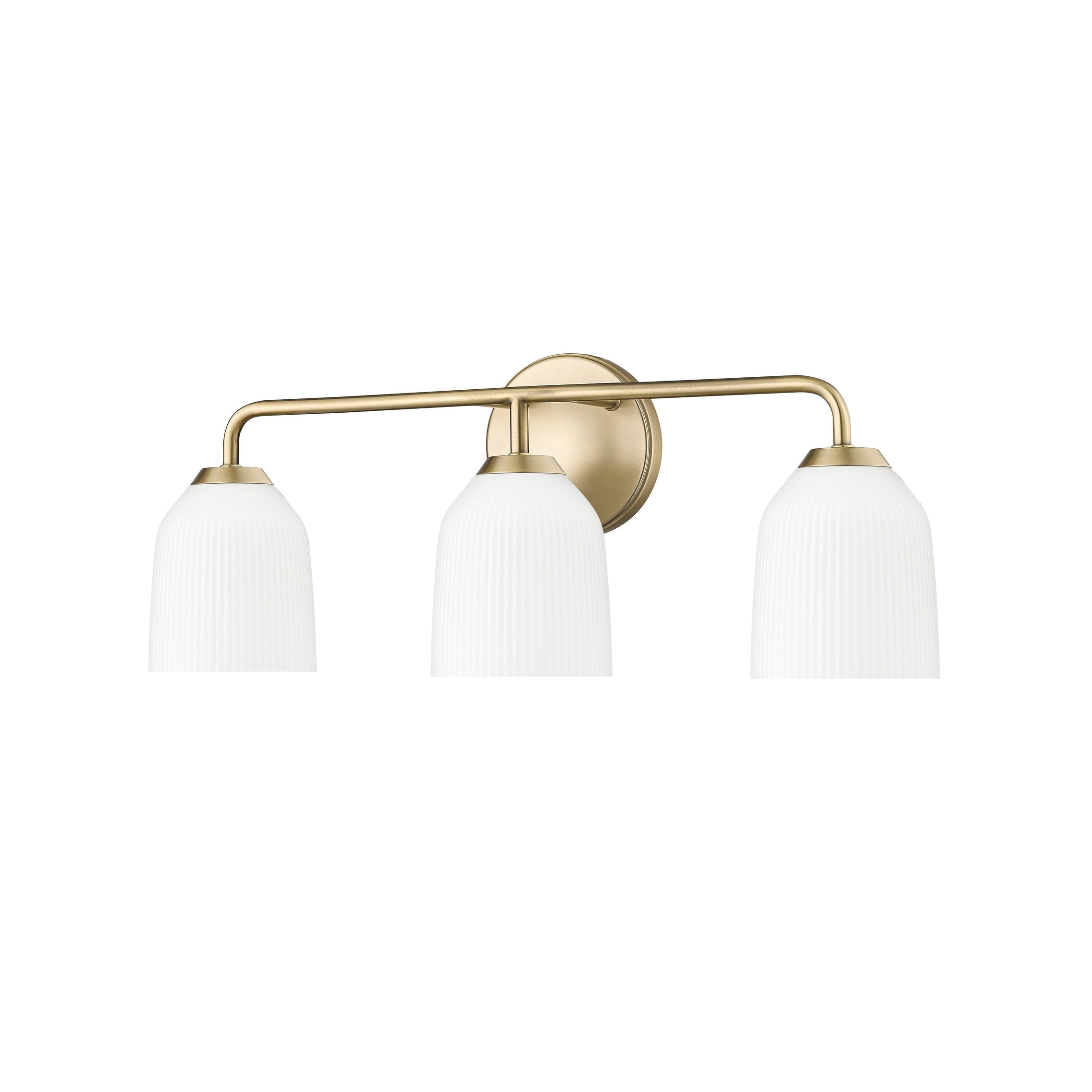 Open Box Millennium Lighting Norah 3 Light Vanity Fixture 3 Light - Vintage Brass